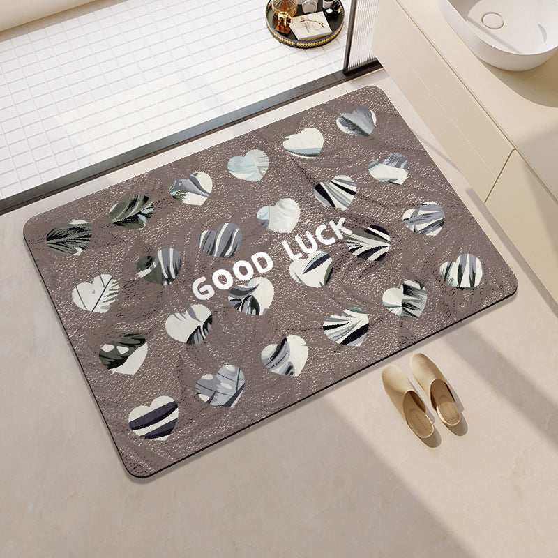 Decorative Motivational Bath Mat Stornfield