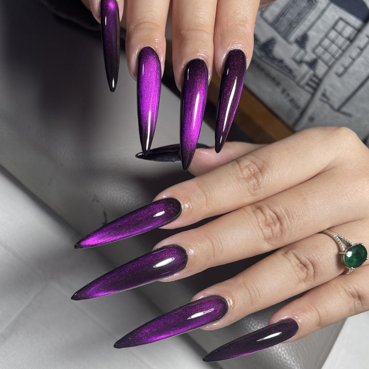 Glossy Stiletto Nail Extensions Stornfield