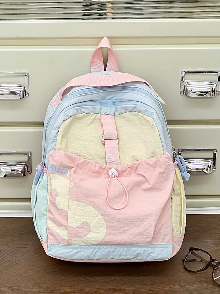 Trendy Color-Block Backpack Stornfield