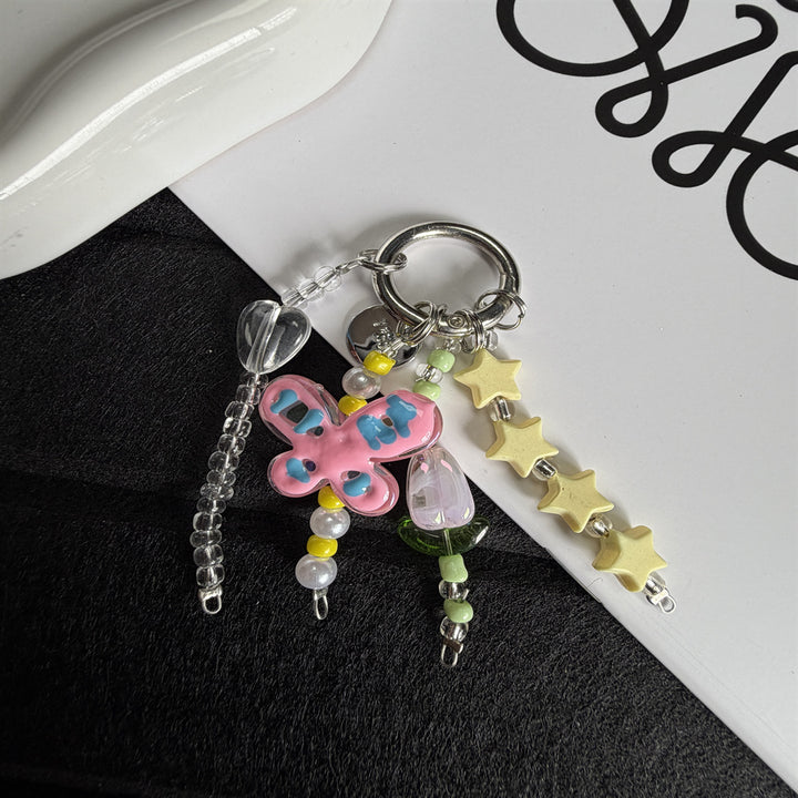 Decorative Flower Charm Keychain Stornfield