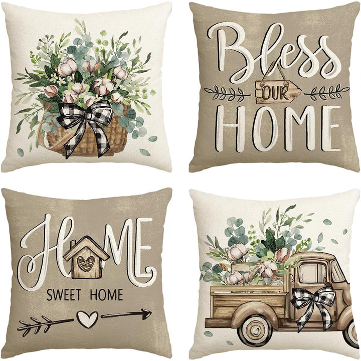 Women’s pillowcases with cheerful sunflower design Stornfield