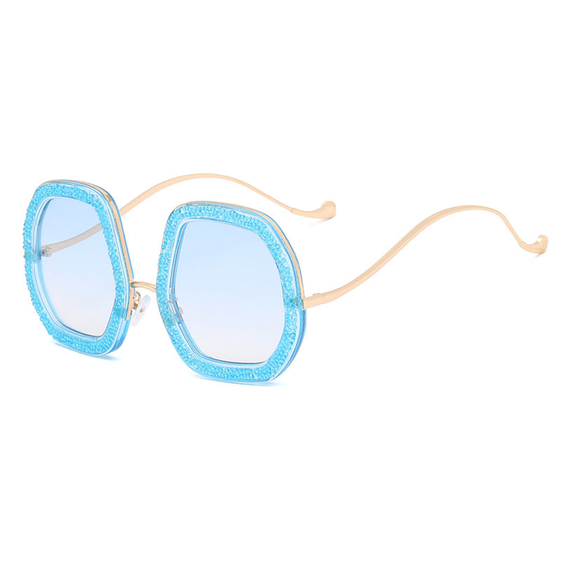 Ladies extravagant sunglasses with sparkling frame Stornfield