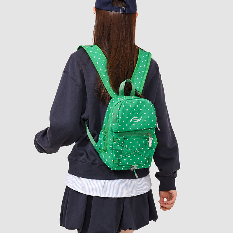 Trendy Polka Dot Casual Backpack Stornfield