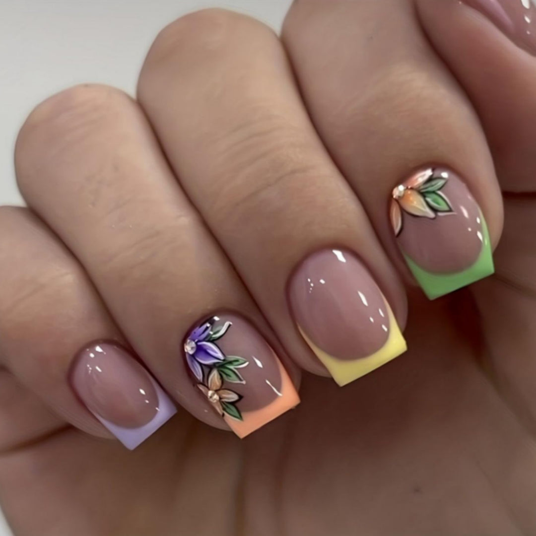 Floral Pattern Nail Art Set Stornfield