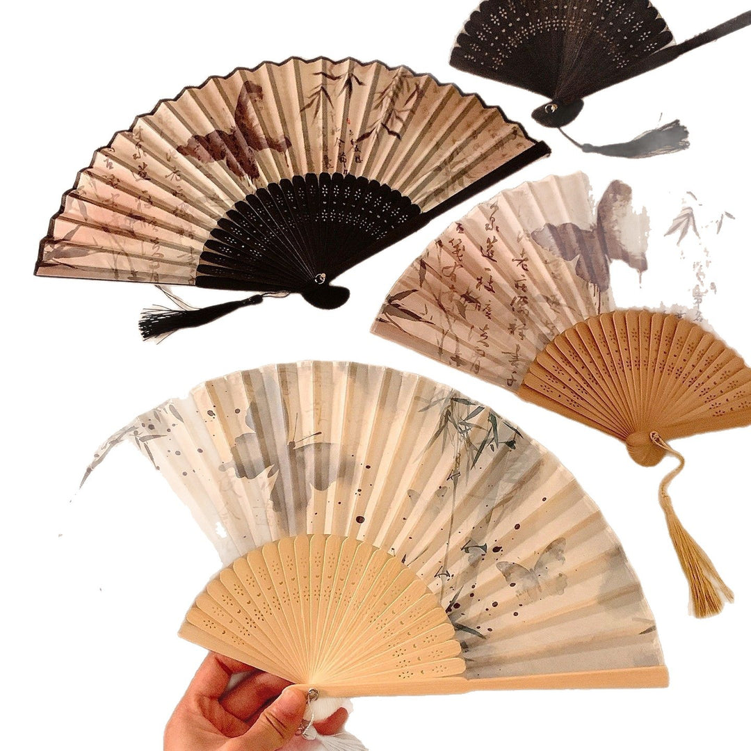 Handcrafted fan with elegant butterfly design Stornfield