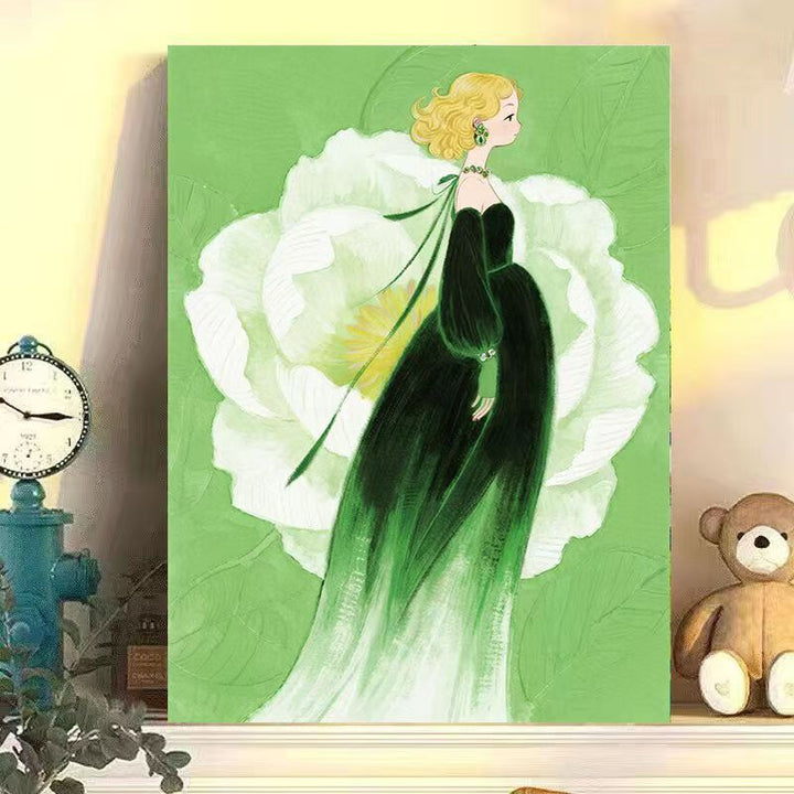 Artistic Floral Illustration Canvas Artwork Stornfield