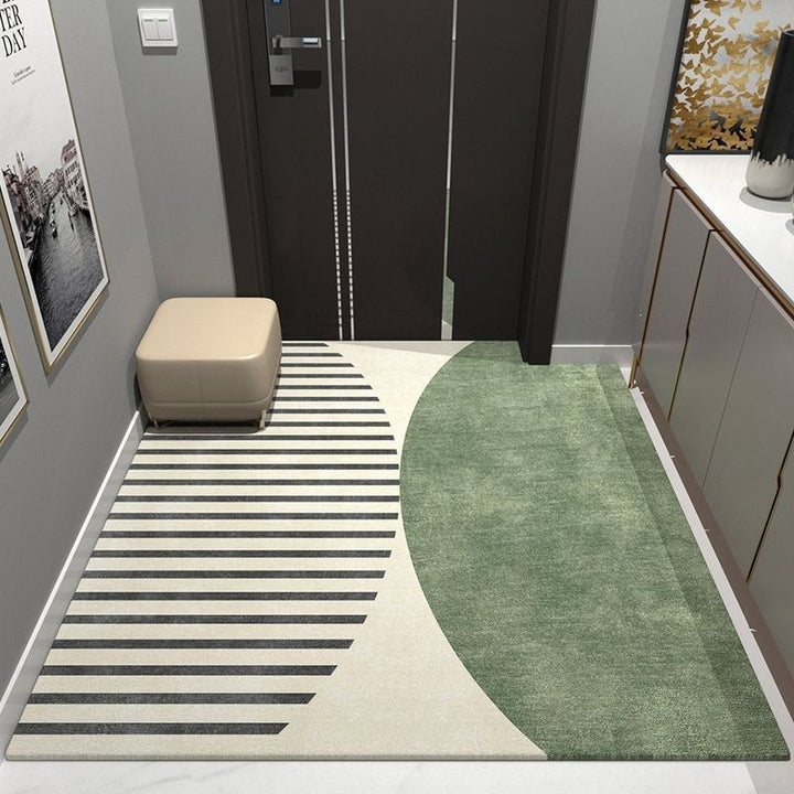 Abstract Shaped Floor Mat for Indoor Home Decor