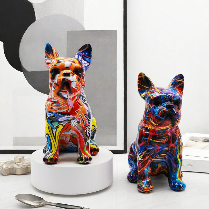 Artistically designed bulldog figure Stornfield