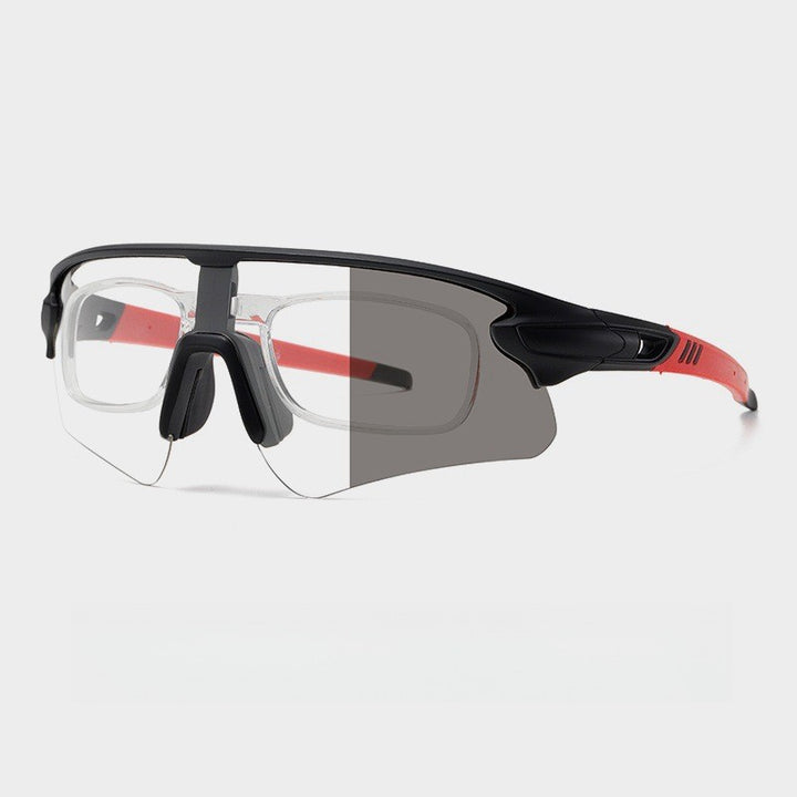 Unisex sporty high-performance sunglasses with aerodynamic design and adjustable nose pad Stornfield