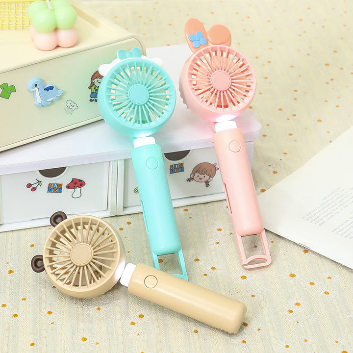 Women's Portable Bunny Design Hand Fan Stornfield