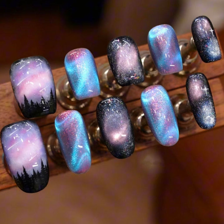 Artistic Press-On Nail Wraps Stornfield