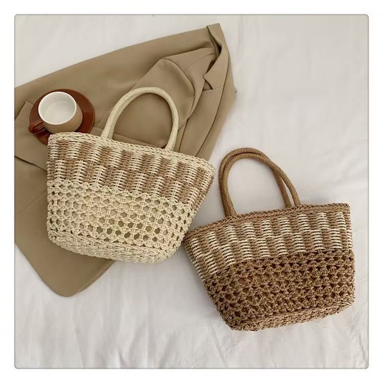 Handwoven basket bag with airy structure Stornfield