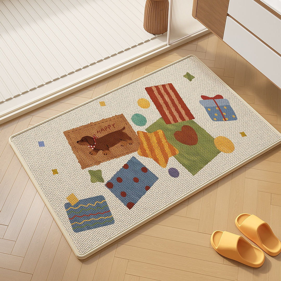 Playful Themed Welcome Mat