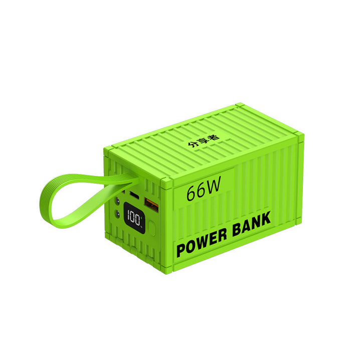 Portable Power Bank in Container Design with 66W Fast Charging Function Stornfield