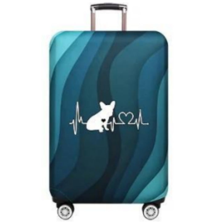 Unisex Hard Shell Luggage with Stylish Wave Pattern Stornfield