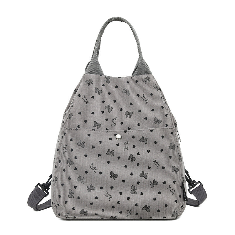 Cord Backpack with Playful Designs Stornfield
