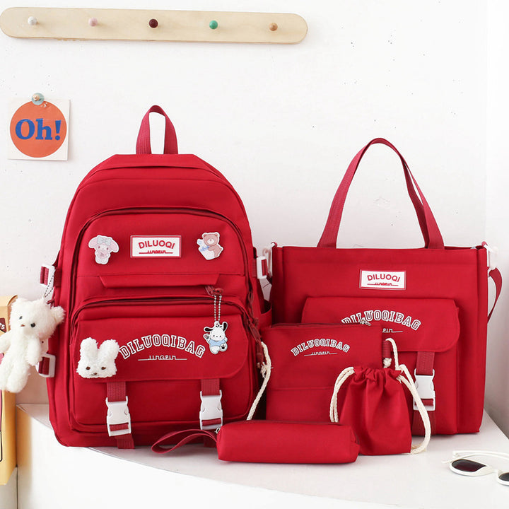 Versatile All-in-One School Backpack and Tote Set Stornfield