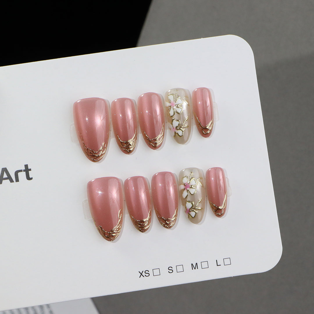 Floral Luxury Press-On Nail Set Stornfield