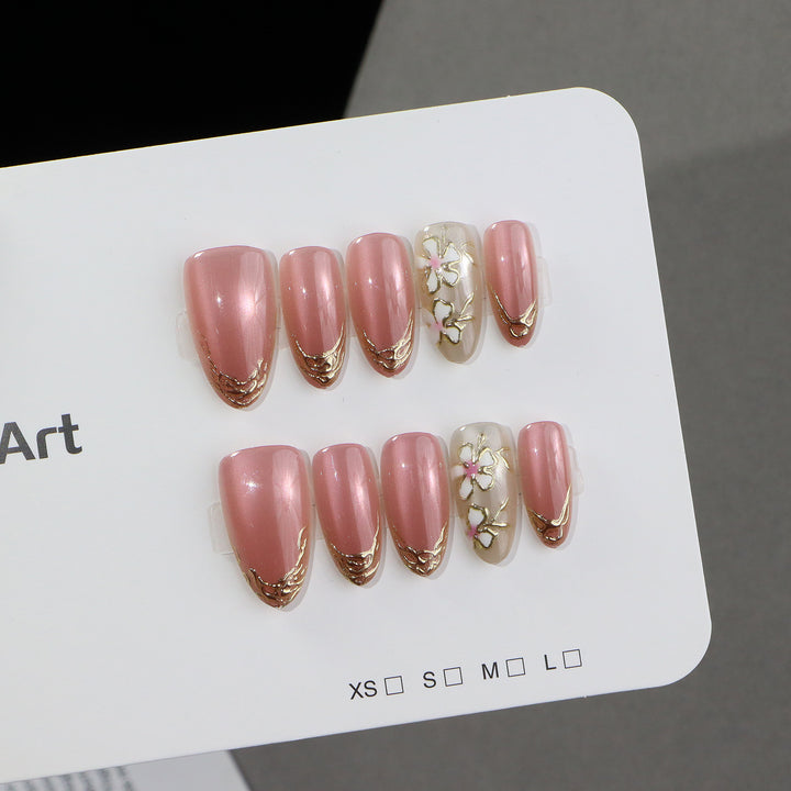 Floral Luxury Press-On Nail Set Stornfield