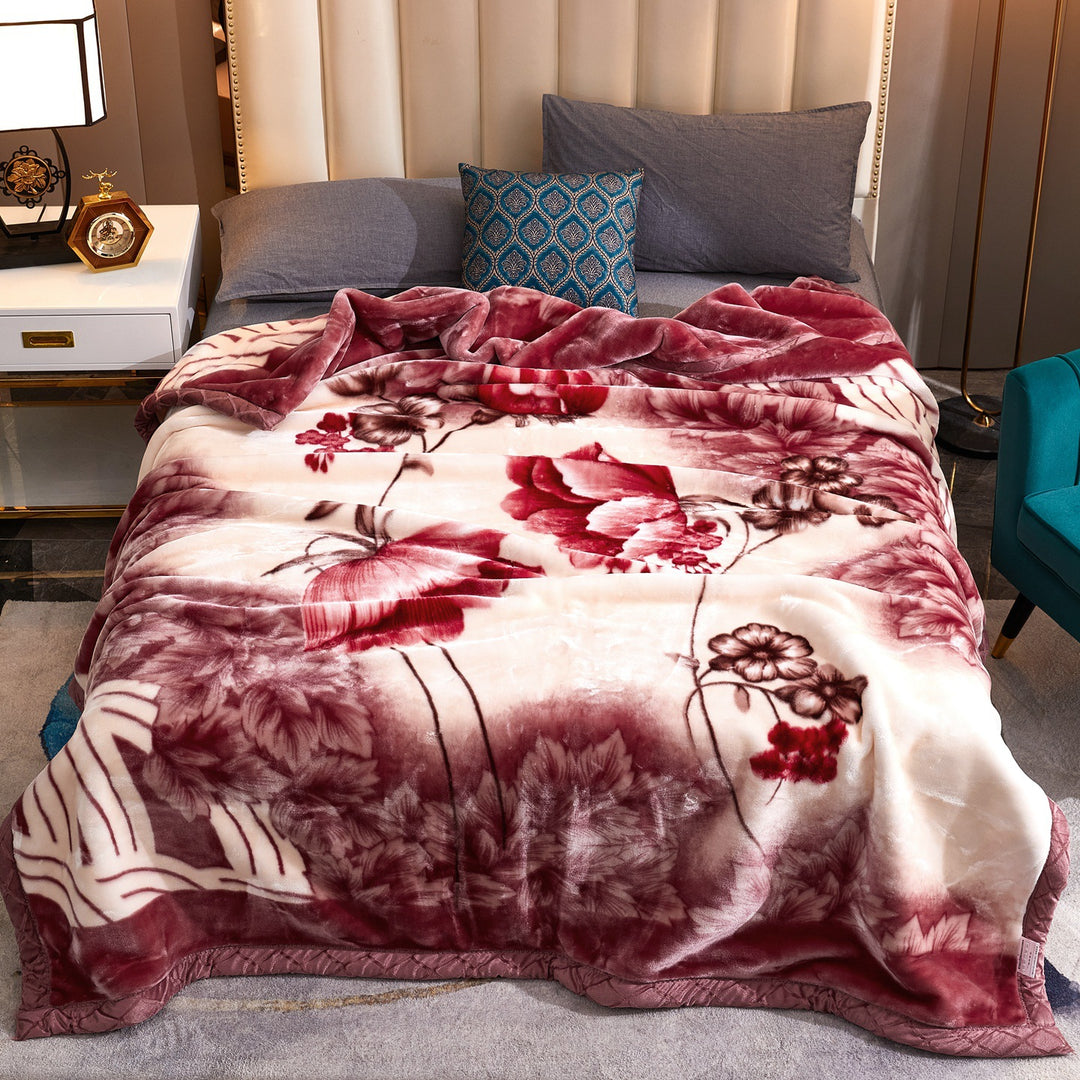 Decorative Fleece Throw Blanket Stornfield
