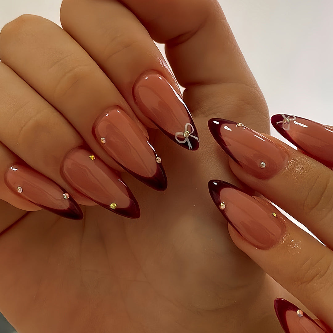 Elegant Press-On Stiletto Nail Art Stornfield