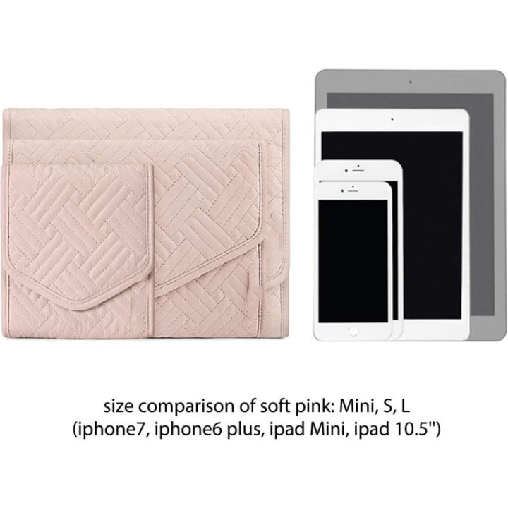 Cosmetic Organizer Bag with Foldable Design and Multiple Compartments Stornfield