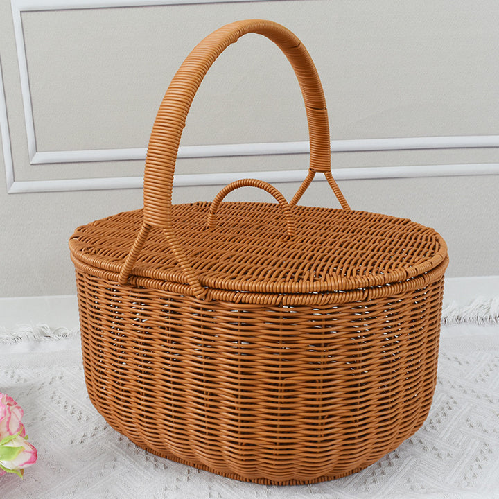 Artisan Woven Picnic Basket Stornfield