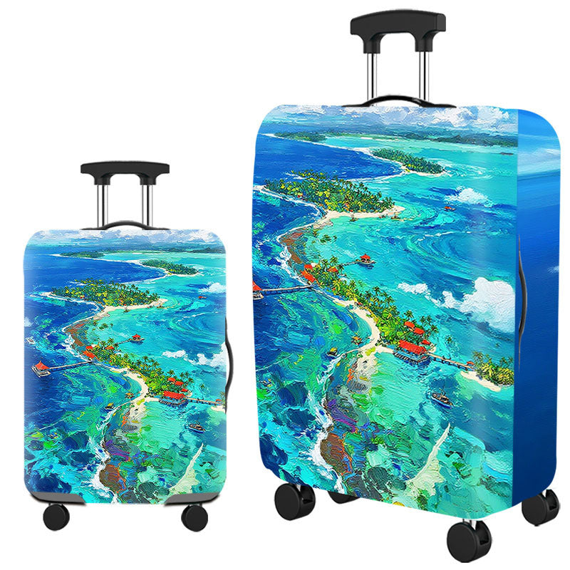Artistic Cat-Themed Hard Shell Suitcase Stornfield