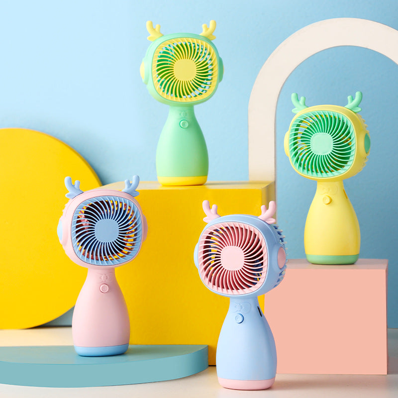 Cute Cat-Themed Portable Handheld Fan Stornfield