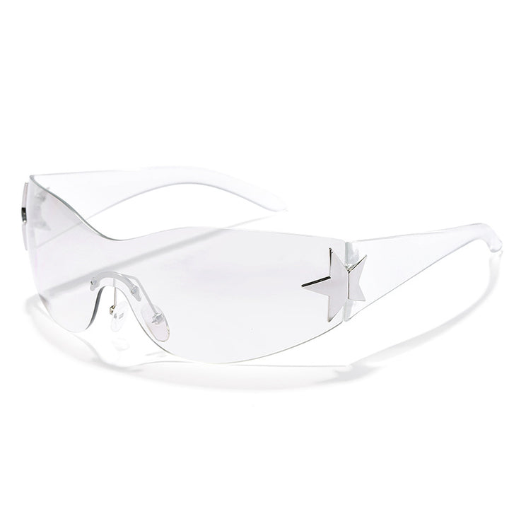 Women's futuristic design sunglasses with unique accents Stornfield