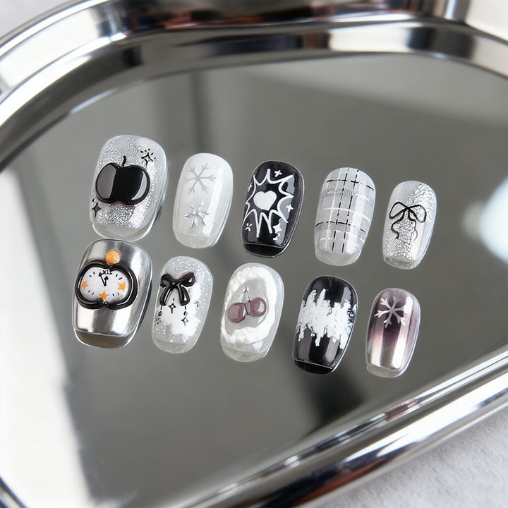 Chic Creative Press-On Nail Set Stornfield
