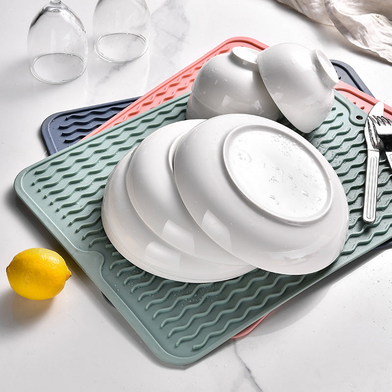 Silicone draining mat with wave structure Stornfield