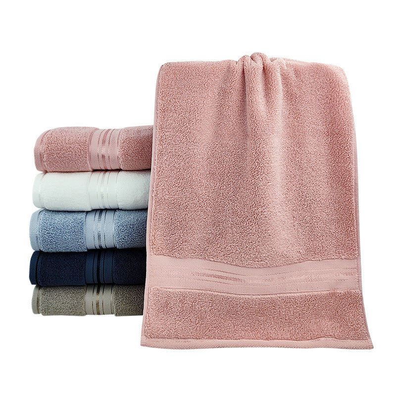 Premium Terry Bath Towel With Elegant Striped Border Stornfield