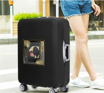 Women's Hard Shell Suitcase with Luxurious Flower Design Stornfield