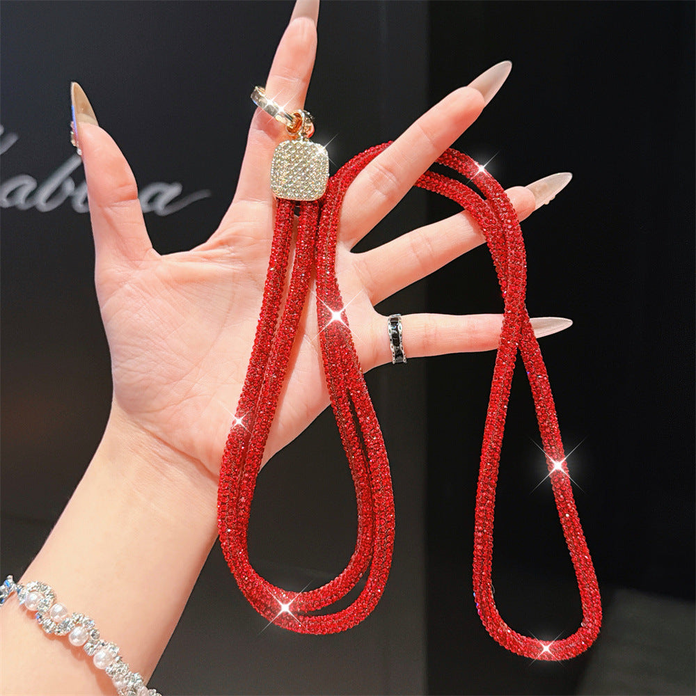 Rhinestone-Embellished Eyewear Lanyard Stornfield