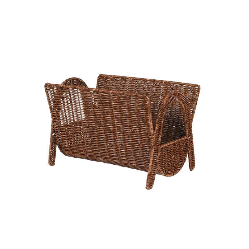Stylish magazine holder made of woven material Stornfield