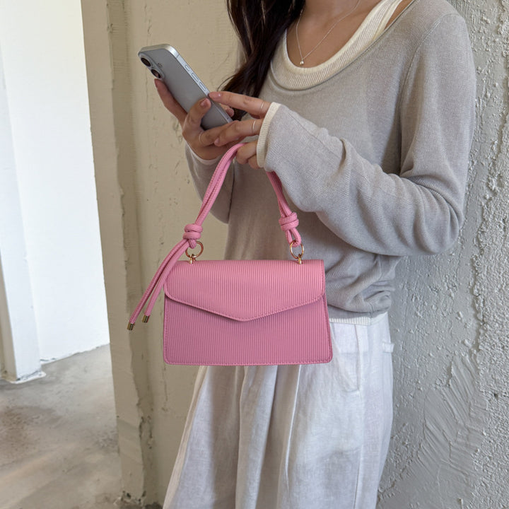 WoElegant Textured Handheld Satchel Bag Stornfield