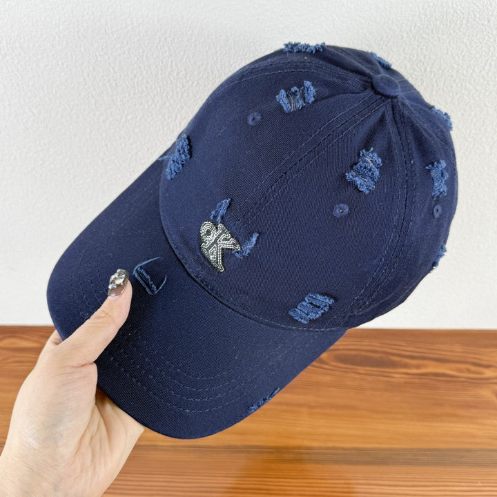 Men's Distressed Adjustable Baseball Cap Stornfield