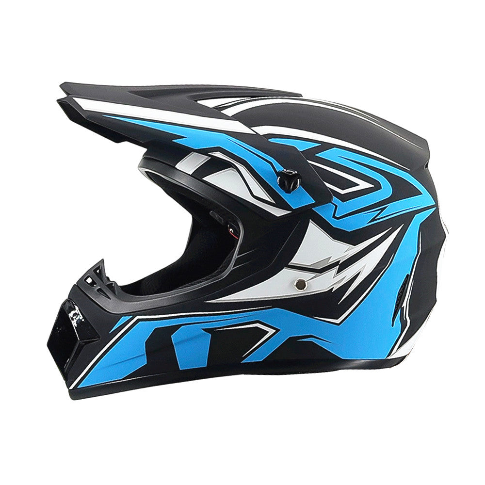 full-face motocross helmet with extended visor and reinforced chin guard Stornfield