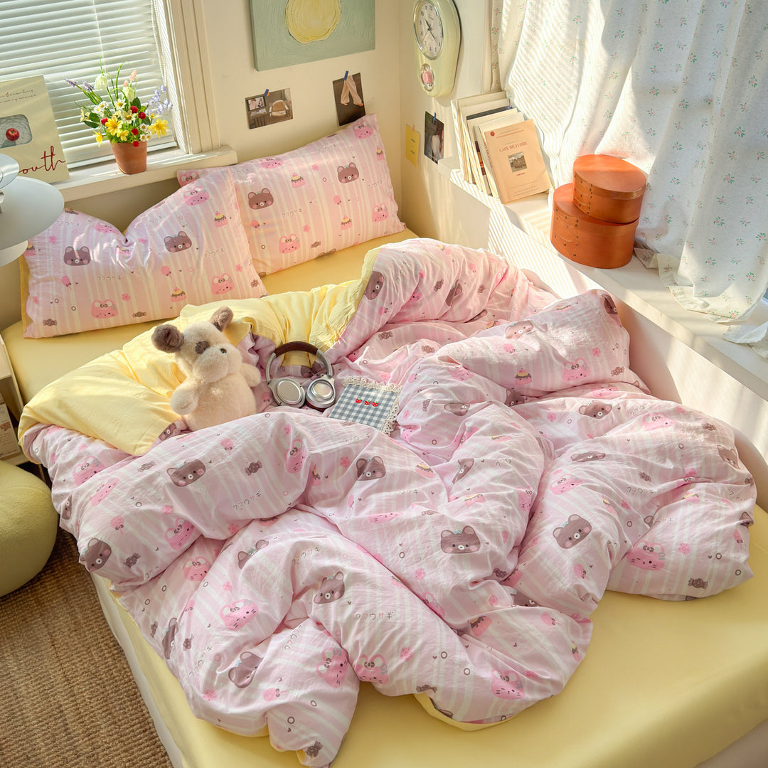 Bear-Themed Duvet Cover Set