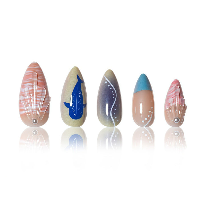Creative Ocean-Themed Nail Art Stornfield