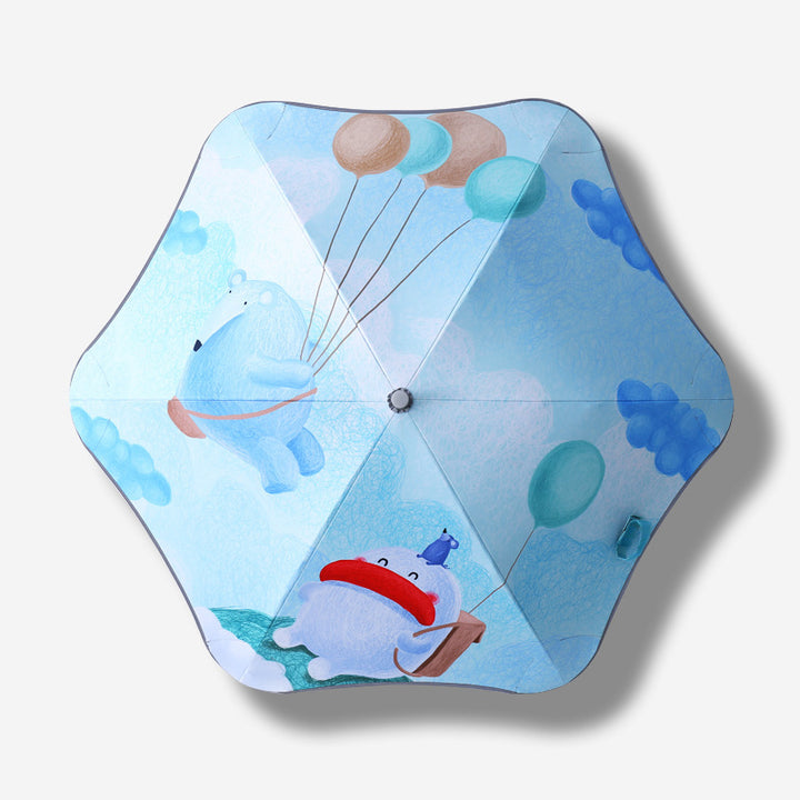 Ladies children's friendly folding umbrella with dinosaur design Stornfield