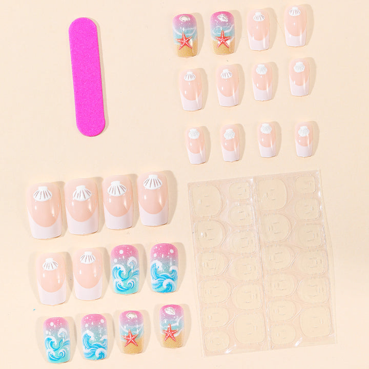 Ocean-Themed Nail Art Set Stornfield