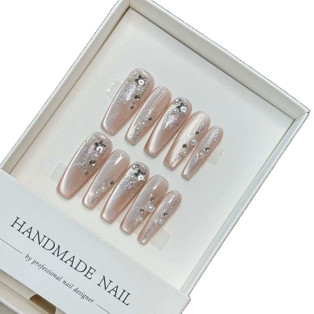 Customized Glamorous Press-On Nail Set