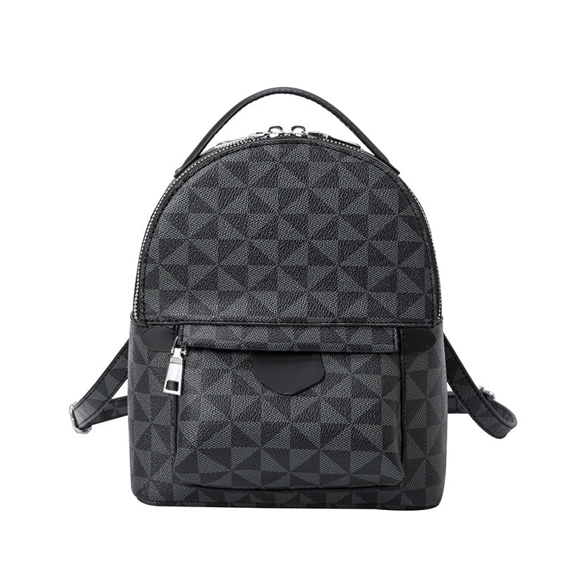 Geometric Patterned Mini Backpack
