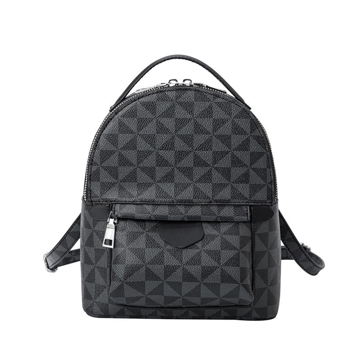 Geometric Patterned Mini Backpack