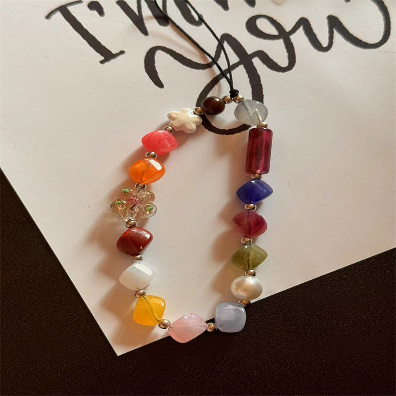 Handcrafted Beaded Phone Lanyard Stornfield