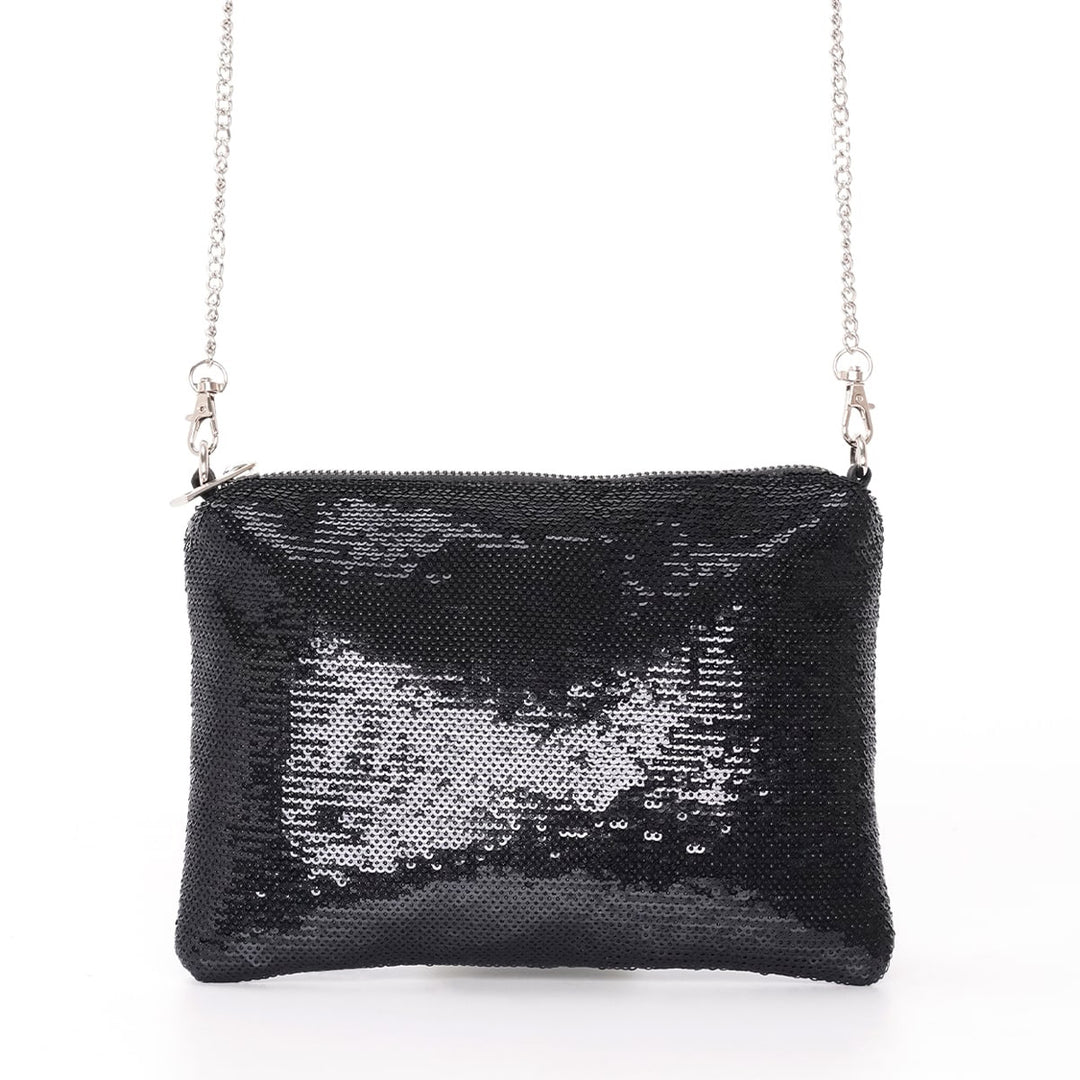 Elegant Clutch with Glitter Details Stornfield