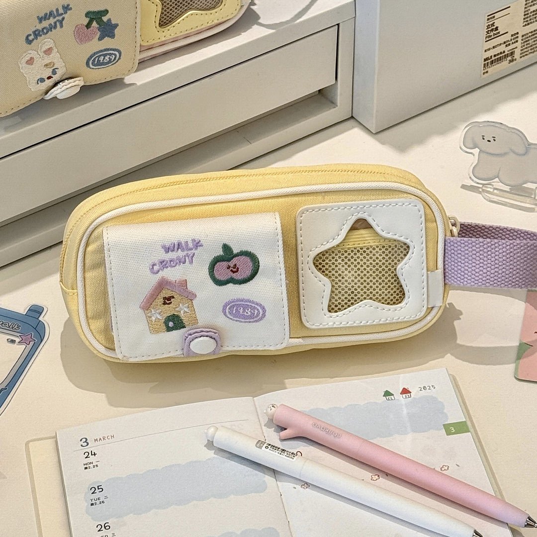 Multifunctional Cartoon-Themed Pencil Organizer