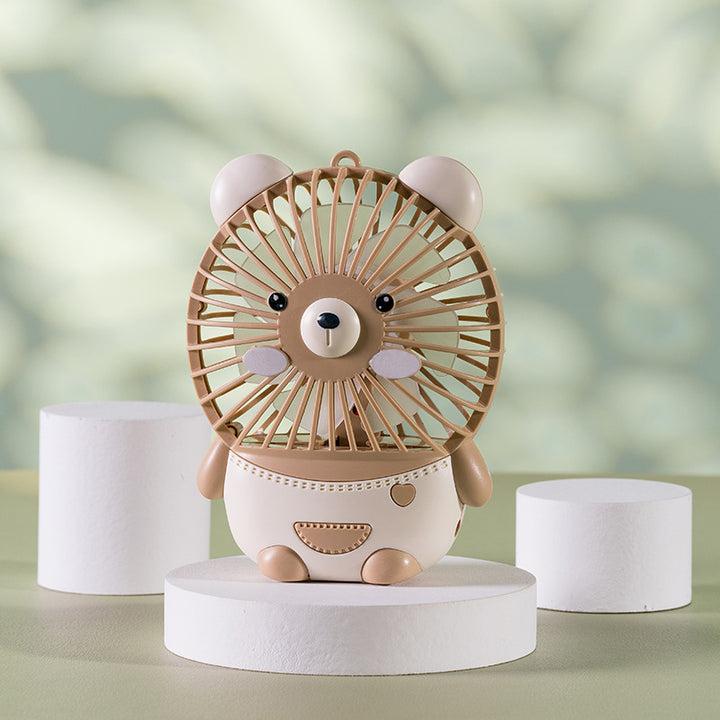 Unisex Mini Hand Fan in cute animal design Stornfield